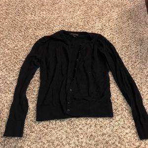 Black Button Down Cardigan